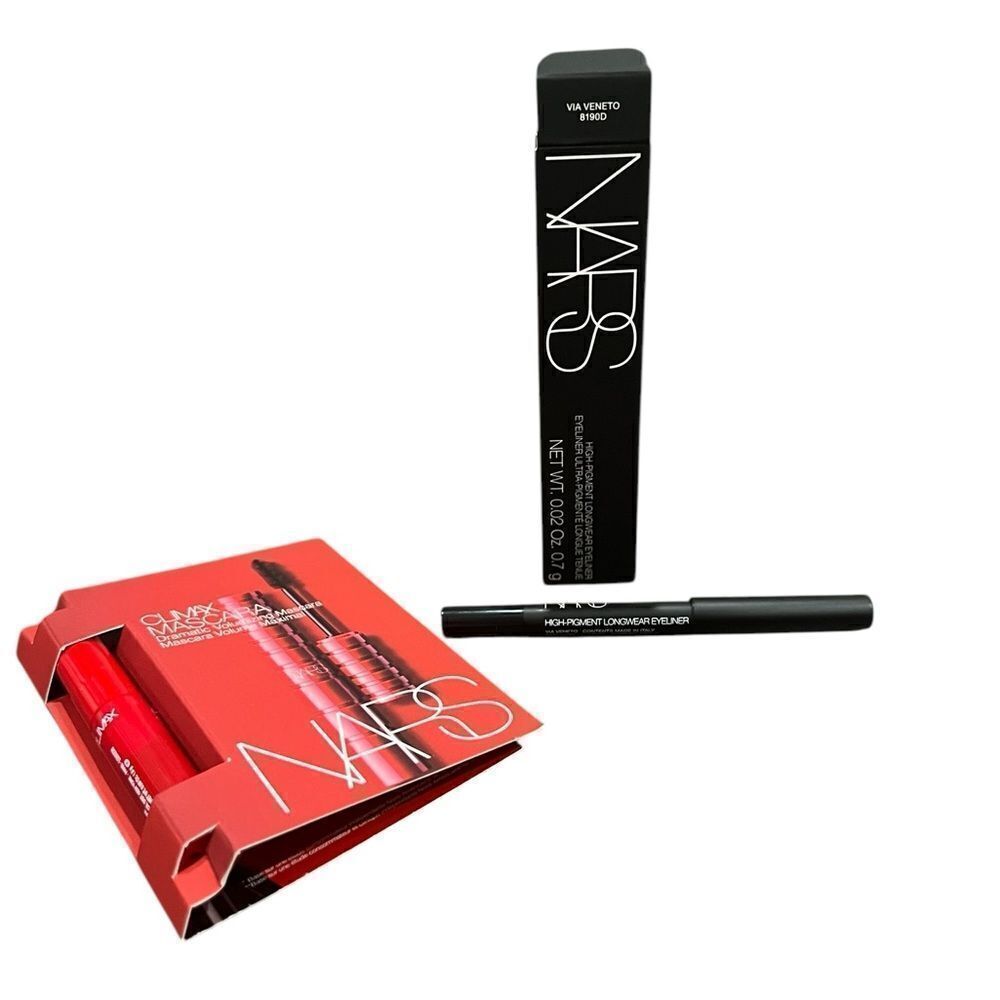 NARS Makeup Set Mascara, Liner, Lip Pencil, Bundle